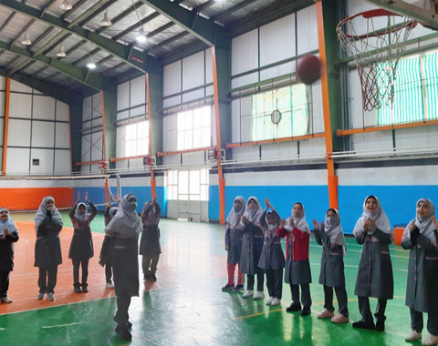 برگزاری مسابقه پرتاب پنالتی بسکتبال
