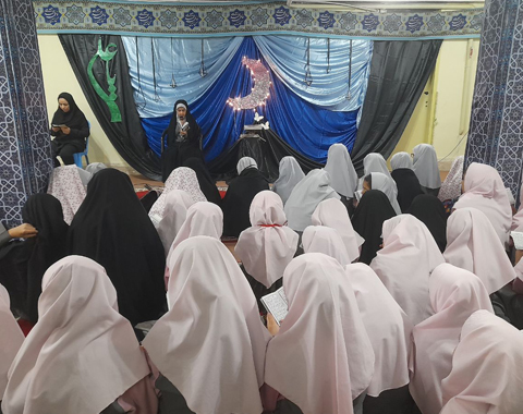 برگزاری مراسم عزاداری به مناسبت سالروز شهادت حضرت امیرالمومنین علی(ع) ویژه دانش آموزان پایه های دوم، سوم و چهارم